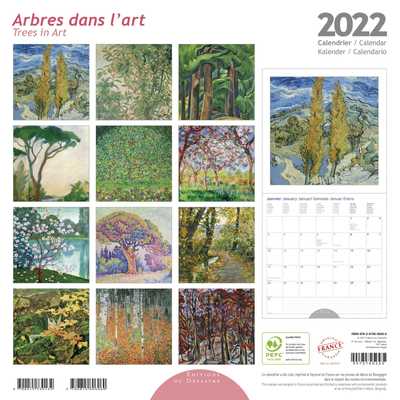 ARBRES DANS L'ART - Calendrier mural format 30x30 cm | Les Éditions du